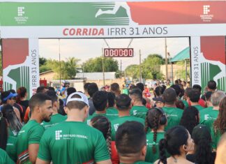 IFRR abre inscrições para corrida de 5 km em comemoração aos 33 anos da instituição corrida ifrr