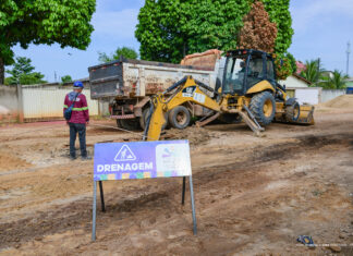 Obra de drenagem no Nova Cidade deve eliminar mais um ponto de alagamento em Boa Vista drenagem nova cidade boa vista