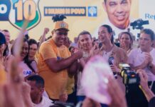 Convenção de Soldado Sampaio anuncia Pastor Isamar e Helena da Asatur como senadores sampaio