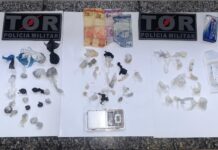 Homem é preso suspeito de tráfico com cocaína, crack e skank no Nova Canaã tráfico