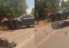 Motociclista morre após colisão com caminhonete na RR-452, em Alto Alegre acidente colisão