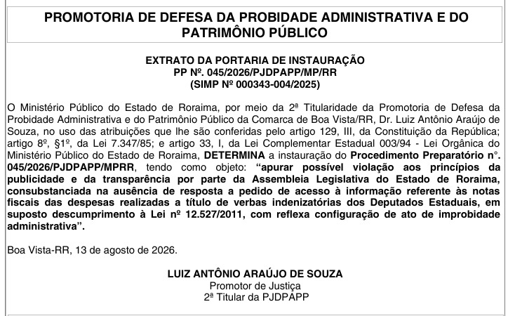 mprr alerr transparência