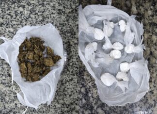 Jovem é preso suspeito de tráfico com cocaína e skank em frente a bar em Boa Vista Tráfico