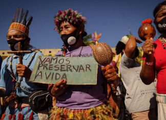 Apib pede à CIDH e à ONU intervenção em julgamento do STF sobre demarcação de terras indígenas Apib envia documento à CIDH e à ONU contra julgamento do STF sobre demarcação de terras indígenas