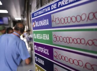 Mega-Sena acumula e prêmio chega a R$ 45 milhões mega sena