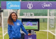 Árbitra de Roraima faz história ao atuar pela primeira vez em mata-mata do Brasileiro Feminino Árbitra de Roraima faz história ao atuar pela primeira vez em mata-mata do Brasileiro Feminino