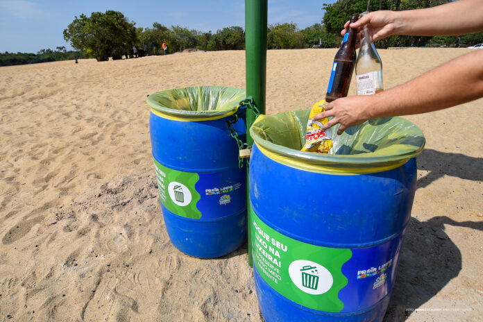 Prefeitura de Boa Vista lança campanha de limpeza nas praias para combater poluição durante a estiagem