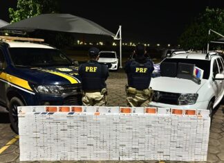PRF apreende 1.283 iPhones avaliados em cerca de R$ 10 milhões na BR-401 iPhones