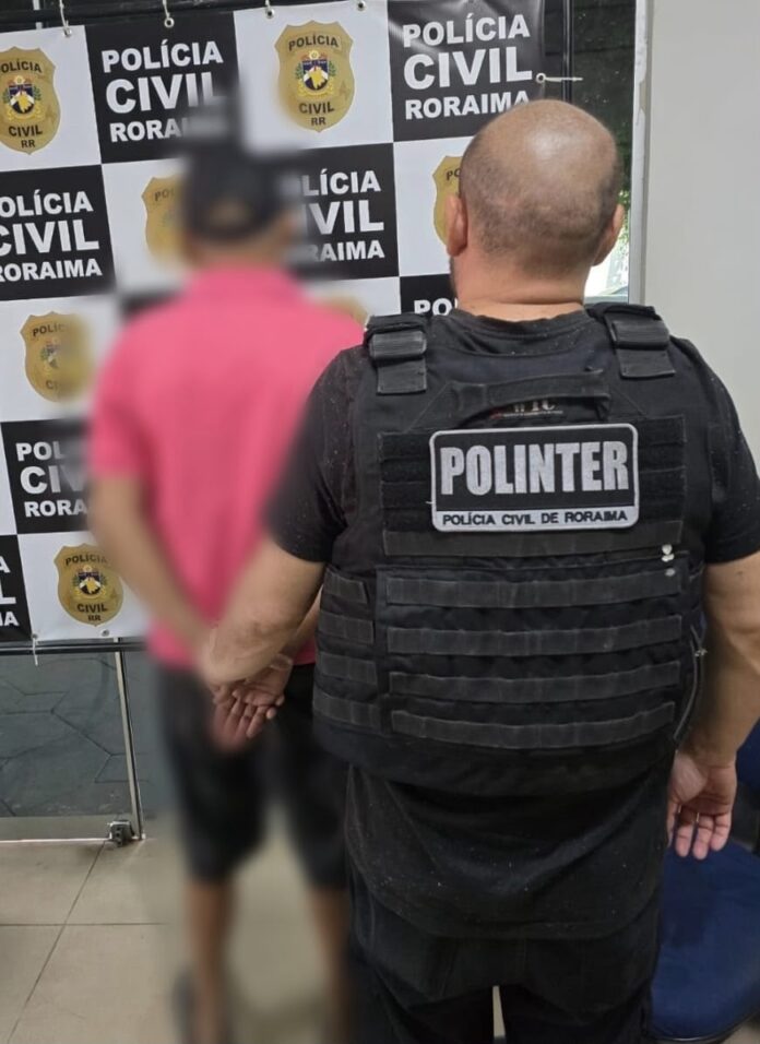Polícia Civil prende homem condenado a 10 anos por tráfico e associação para o tráfico de drogas Polícia prende condenado por tráfico de drogas 11 anos após crime em Boa Vista