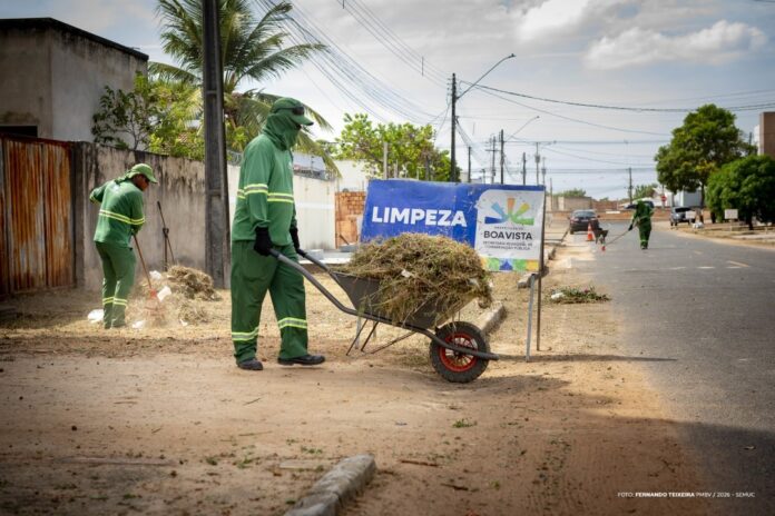 Limpeza pública atende nove bairros de Boa Vista nesta semana