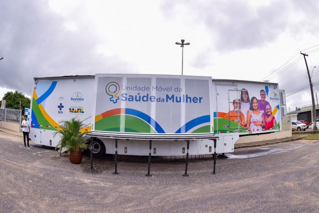 Carreta Saúde da Mulher em Boa Vista - Foto: Semuc