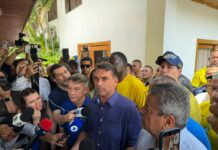 Flávio Bolsonaro diz que burocracia federal dificulta desenvolvimento de Roraima flávio bolsonaro