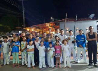 Projeto fortalece capoeira entre crianças e adolescentes em Pacaraima capoeira