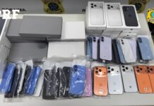 PRF apreende 74 iPhones, munições e cigarros nas BR-174 e BR-401 prf iphones