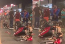 Motociclista de 18 anos fica ferido após colisão com Saveiro na avenida Estrela Dalva acidente colisão motociclista