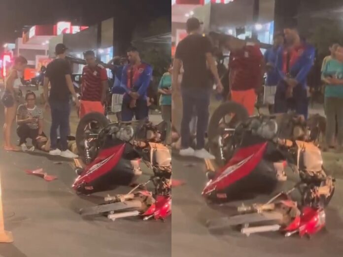 acidente colisão motociclista