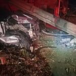 Motorista derruba dois postes após perder controle do carro em Boa Vista motorista acidente