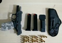 Homem que voltava da Guiana é preso com pistola e 33 munições no Cantá homem arma pistola munições cantá munição guiana