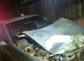 Motociclista fica ferido após acidente e carro é encontrado abandonado em Rorainópolis acidente