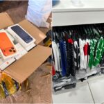 Receita Federal apreende roupas e celulares falsificados em loja de Boa Vista Receita Federal apreende roupas e celulares falsificados em loja de Boa Vista