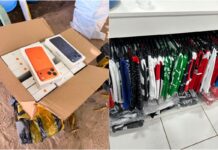Receita Federal apreende roupas e celulares falsificados em loja de Boa Vista Receita Federal apreende roupas e celulares falsificados em loja de Boa Vista