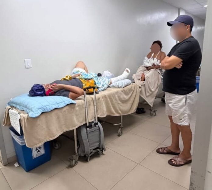HGR mantém paciente com três fraturas em maca no corredor por mais de 24 horas, denuncia filha