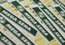 Mega-Sena acumula e prêmio principal é estimado em R$ 70 milhões para a próxima terça-feira (8) mega-sena