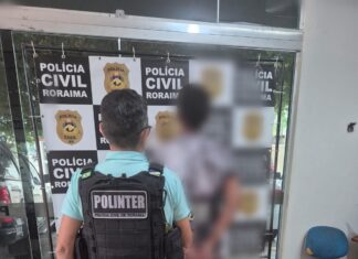 Homem condenado a 19 anos e oito meses por tentativa de homicídio e sequestro é preso em Boa Vista Homem