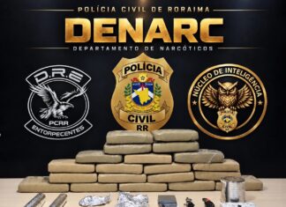 Polícia apreende mais de 20 kg de drogas e prende condenado por homicídio ligado à chacina de 33 presos em Boa Vista Skunk