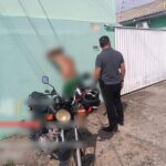 Homem é preso após furtar motocicleta em frente à Defensoria Pública em Boa Vista motocicleta homem