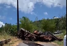 Acidente interdita trecho da Ladeira da Garrafa na Serra do Tepequém acidente serra do tepequém