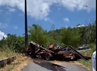 Acidente interdita trecho da Ladeira da Garrafa na Serra do Tepequém acidente serra do tepequém