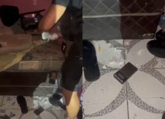Mulher é detida com drogas e celular furtado de bombeiro no Calunga mulher drogas