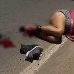 Acidente entre duas motos deixa dois gravemente feridos no bairro Pintolândia, em Boa Vista acidente