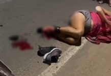 Acidente entre duas motos deixa dois gravemente feridos no bairro Pintolândia, em Boa Vista acidente