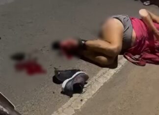 Acidente entre duas motos deixa dois gravemente feridos no bairro Pintolândia, em Boa Vista acidente